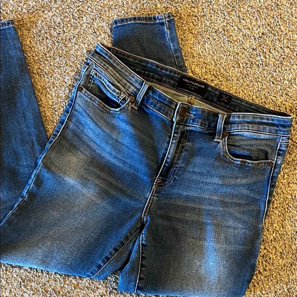 Womens 1231 Lucky Brand Indigo Denim Skinny Jeans
